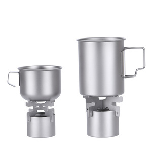 60ml Titan Festkraftstoff-Outdoor-Campingkocher, tragbar, einteilig, für 1-2 Personen, flüssig- und feststoffkompatibel, für Picknicks - Product Image 5