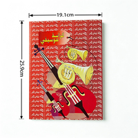 Carnet de partitions personnalisé 259x191mm, reliure piquée à cheval, cahier de partitions en papier ligné, couverture souple, cahier d'exercices musicaux pour étudiants, vente en gros