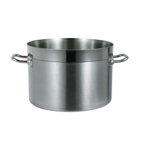 Casserole de cuisson grande taille en acier inoxydable avec fond à induction, fabrication directe d'usine OEM Junerte Kitchenwares - Product Image 2