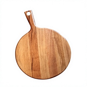 Planche à découper en bois artisanale – Planche à découper en bois naturel pour la cuisine, les légumes, les fruits, la viande, le pain et les aliments de tous les jours - Product Image 1