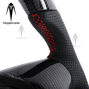 Volant sport en fibre de carbone personnalisé pour Mustang Ranger Raptor F150 SVT <span class=keywords><strong>Focus</strong></span> avec lumières LED - Product Image 3
