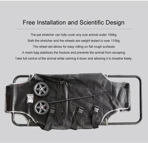 Dispositif de premiers secours pour clinique vétérinaire, civière de transfert pour animaux de compagnie avec roues, offre spéciale - Product Image 4