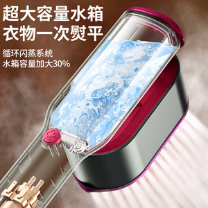 Plancha de Vapor Eléctrica Portátil AUX, Plancha de Vapor Pequeña para Ropa con Control Mecánico de Temperatura - Product Image 5