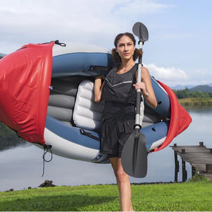 <span class=keywords><strong>Kayak</strong></span> gonflable <span class=keywords><strong>double</strong></span> avec propulsion à pédales, en PVC, design <span class=keywords><strong>rigide</strong></span>, pour 2 personnes, respectueux de l'environnement - Product Image 2