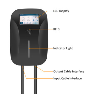 Estación de Carga para Vehículos Eléctricos de 7kW, Montada en Pared, 32A, Tipo 2, Monofásica, Cargador Rápido Inteligente con Certificaciones CE, CB, UKCA y RoHS - Product Image 4