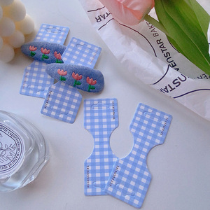 Clip per Cravatta, Confezione in Cartone, Borsa Fai-da-Te, Accessorio per Capelli, Elastico Pieghevole Stampato - Product Image 4