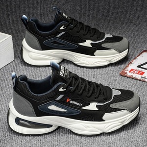 Fashion Trendy New Breathable Mesh Sneakers Thick-Soled Casual Running Shoes Teenage Sports Walking Style Shoes - Product Image 3
