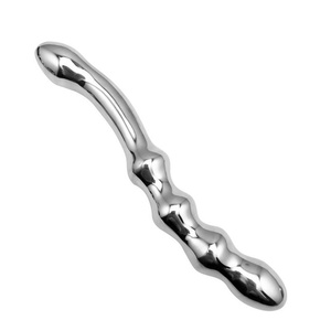 Estimulador de Masaje de Doble Extremo de Acero Inoxidable, Tapón Anal de Metal para Adultos - Product Image 2