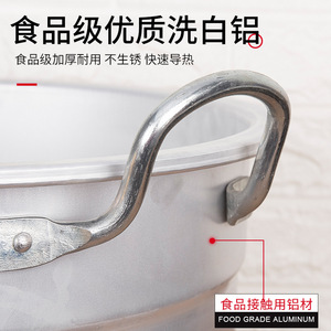 Tengfa Aluminum Soup <b>Pot</b> 5L Plus <b>Large</b> Capacity Commercial Grade With Lid For Cooking Braising - Product Image 4