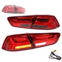 Lampu Depan LED CYH Terbaru untuk Truk 2005+ Proyektor Lensa Tunggal R MK353636 L untuk Lampu Belakang LED Mitsubishi Lancer