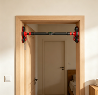Barre de traction murale réglable en acier KDST pour usage domestique, portable et adaptable aux portes