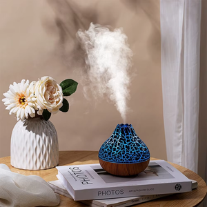 Mini Humidifier Portable 300ml Volcano Humidifier with 7 <strong>Color</strong> Night Light Ultrasonic Aroma Diffuser Machine for Car Home - Product Image 3