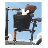Panier de vélo pour animaux de compagnie (chats et chiens) – Panier avant respirant pour vélo, accessoire de transport extérieur monté sur véhicule