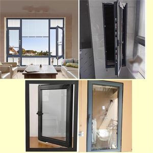 Profilés de fenêtres en aluminium Jealousy, fenêtres et portes à battants en aluminium pour l'isolation et la protection contre l'eau - Product Image 6