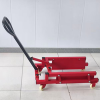 Chariot de manutention portable FKL pour caisses, capacité 500 kg, largeur réglable, pour le transport de caisses et paniers en plastique