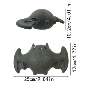 Cross-border Halloween Bat Squishy Glitter Powder Stress-Relief Toy Thermoplastic Rubber Slow-<b>Rebound</b> Decompression Ornament - Product Image 5