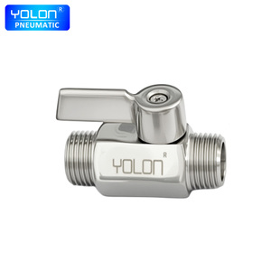 Mini thép không gỉ bóng van con dấu mạnh mẽ OEM EPDM niêm phong 1/4 "-1" cổng Hướng dẫn sử dụng hoạt động đôi Bên ngoài dây phụ kiện chung - Product Image 1