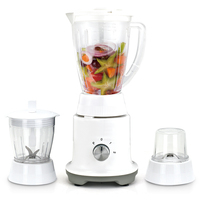 Mixeur-Blender-Extracteur de Jus Universel 3-en-1 Noir, Vitesse Variable, Commandes à Boutons, Moteur en Cuivre Portable, Usage Domestique