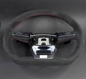 <span class=keywords><strong>Volant</strong></span> de direction en daim de luxe <span class=keywords><strong>S</strong></span> <span class=keywords><strong>Line</strong></span> à fond plat adapté à <span class=keywords><strong>Audi</strong></span> A7 C8 S7 RS7 2019-2026 - Product Image 4