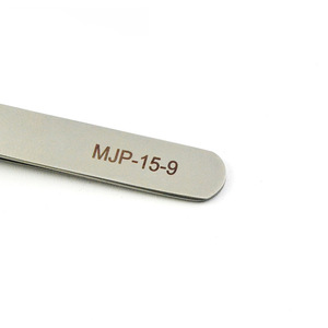 แหนบปลายแหลมสแตนเลสเวตัส MJP-15-9 ป้องกันแม่เหล็ก สำหรับการปลูกถ่ายขนตา - Product Image 2