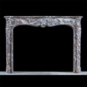 Art Deco Marble <strong>Fireplace</strong> Marble <strong>Fireplace</strong> <strong>Tv</strong> <strong>Unit</strong> Design Free Standing Marble <strong>Fireplaces</strong> Mantel - Product Image 6