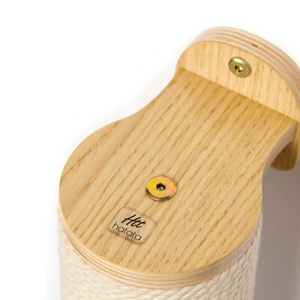<strong>High</strong> <strong>Quality</strong> Modern Eco-Friendly Wall Mounted <strong>Cat</strong> <strong>Tree</strong> Scratcher Post with Sisal Rope and Wood Base for <strong>Cats</strong> - Product Image 5