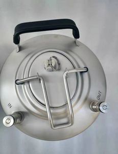 10L الفولاذ المقاوم للصدأ برميل صغير برميل كامل لكمة التجنيب السريع موصل مع قفل الكرة للبيرة القرنية القرنية - Product Image 4