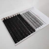 Kit de faux cils en grappes effet manga DIY en gros, cils en grappes vaporeux avec extensions de cils inférieurs moelleux, mélange de cils en grappes