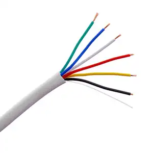 6 Core Alarm Cable Burglar Detection Security Wire PVC Insulated choose length 100m/200/300m