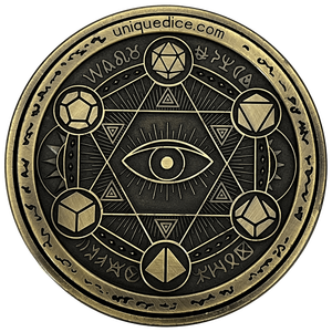 <span class=keywords><strong>Jeu</strong></span> de dés RPG personnalisable 7-en-2 roues à double rotation <span class=keywords><strong>Jeu</strong></span> de dés de roi aléatoire D20 pour la sortie des jeux du MDN - Product Image 4