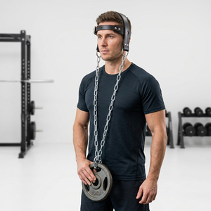 Saar Industries Harnais de musculation réglable personnalisé en acier inoxydable et cuir - Équipement de gym durable - Product Image 1