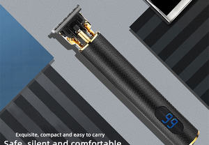 กรรไกรตัดผมเสียงรบกวนต่ำ T9,ใบมีดเซรามิกทำจากเหล็ก<span class=keywords><strong>ไท</strong></span>เทเนียมเครื่องตัดผมชาร์จ USB ขนาดเล็กทรงพลัง - Product Image 5