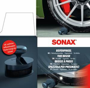 Cepillo para neumáticos de cerdas suaves y de alta calidad, 1 pieza, ideal para aplicar abrillantador y brillo a neumáticos de forma uniforme. - Product Image 4