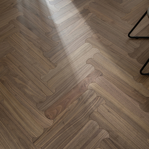 AVANTIMORA - Suelo de Parqué de Madera de Nogal Negro Multicapa de 16 mm y 20 mm, Grado FSC AB, Superficie Cepillada Texturizada, Sistema T&G, para Supermercados - Product Image 1