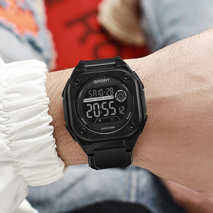 ファッションホットセール多機能デジタル電子腕時計クロノグラフ夜光シリコンバンドアウトドアスポーツ防水腕時計 - Product Image 2