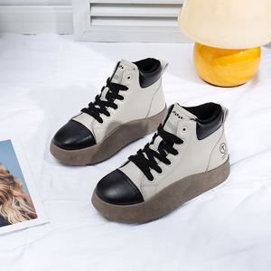 Winter New <b>Small</b> White Shoes Women Plus Velvet Cotton Shoes Casual Shoes - Product Image 2
