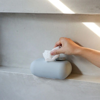 Nouvelle conception de couvre-lingettes en silicone antidérapant réutilisable avec couvercle pour bébé et adulte, étui à lingettes facile à ouvrir/fermer