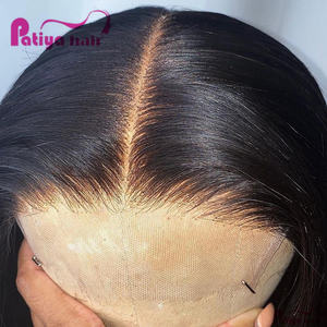 Pelucas de Cabello Humano Remy Virgen Real al por Mayor con Cierre de Encaje HD, Lisas Eurasias, Nudos Decolorados, Encaje HD Fino 5x5, Sin Pegamento - Product Image 1