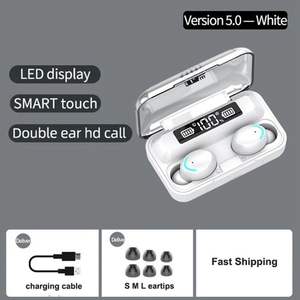 Écouteurs Intra-Auriculaires Stéréo Hifi 9D Sans Fil F9 TWS Originaux, Étanche avec Affichage LED <span class=keywords><strong>Bluetooth</strong></span> 5.0 - Modèles F9-5 F9-5C - Product Image 6