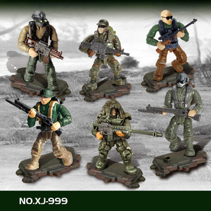 Special Forces Army Combat SWAT Solider Nhân Vật Hành Động Mini 2Inch Đồ Chơi Khối Xây Dựng Có Vũ Khí Và Phụ Kiện - Product Image 2