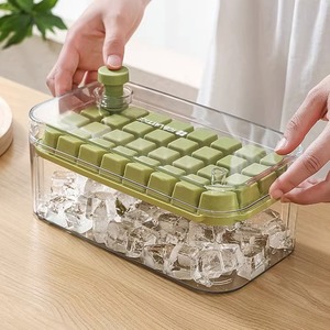 Ice Lattice Ice Cube Mold Cube Shape Manual Operation Household Refrigerator Storage Tray - Product Image 2
