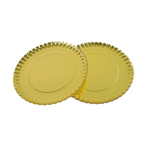 Hot Selling Cake Serving Plates Golden <b>Tray</b> for Dinner - Product Image 5
