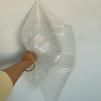 Sac en plastique de grande taille avec fond plat transparent, poche ouverte sur le dessus, housse anti-poussière imperméable, sacs d'emballage en PE pour matelas