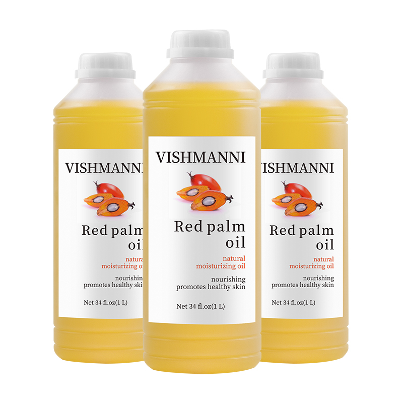 Красное пальмовое масло 100% органическое нерафинированное неразбавленное масло для массажа лица и тела