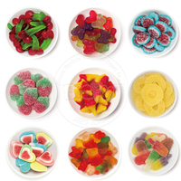 Groothandel Custom Halal Bulk 2.5Kg Zoetzure Fruitsmaak Gelei Gummy Snoepjes Te Koop Leveranciers