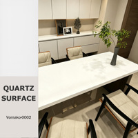 Produits en quartz pour cuisines ouvertes, résistants aux taches, blanc cassé, non poreux, hygiéniques, directement de l'usine