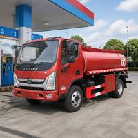 Camión Cisterna de Combustible Ligero Foton Ollin 4X2 de 10m3, Camión de Reparto de Diésel para Suministro de Combustible en Obras de Construcción