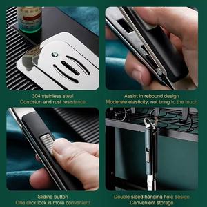 304 pince à Steak à boucle coulissante pince à spatule à double usage pince à frire créative pince à poisson grillé multifonctionnelle pince à nourriture - Product Image 6