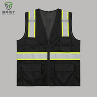 Gilet de sécurité personnalisé bleu, rouge, orange avec bandes réfléchissantes pour la construction, le cyclisme et la moto