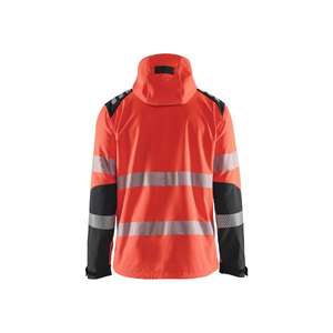 BLAKLADER - 449125135599XS <b>Hi</b>-<b>Vis</b> <b>Softshell</b> <b>jacket</b> Red/Black - EAN 7330509690802 <b>HI</b>-<b>VIS</b> WORKWEAR - Product Image 2